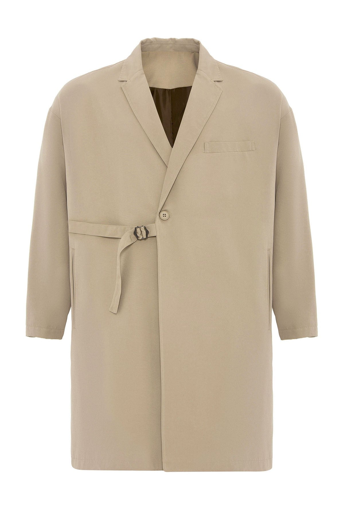 Antioch Toka Men's Trench Coat with Detailed Design