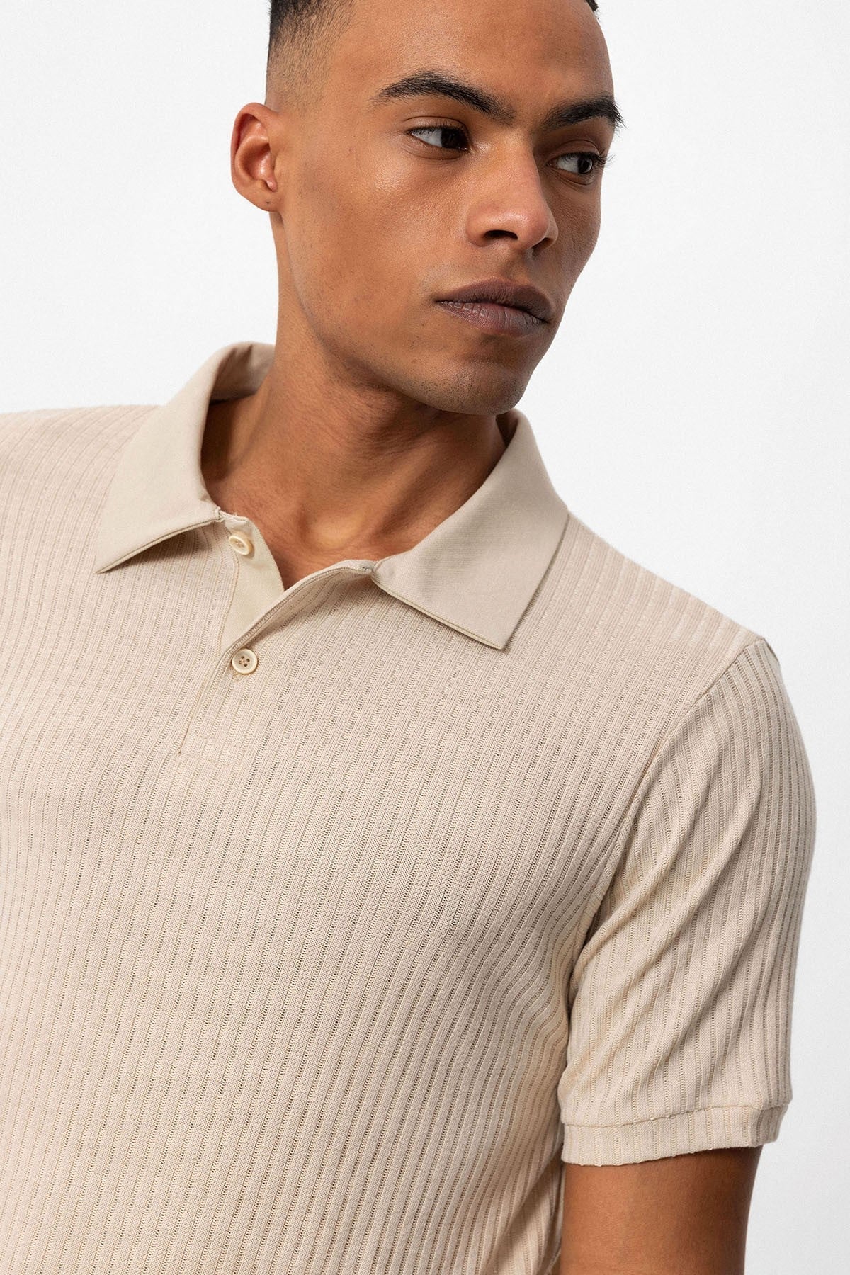 Antioch Slim-Fit Polo-Neck Men's T-Shirt