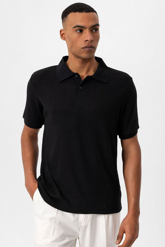 Antioch Slim-Fit Polo-Neck Men's T-Shirt