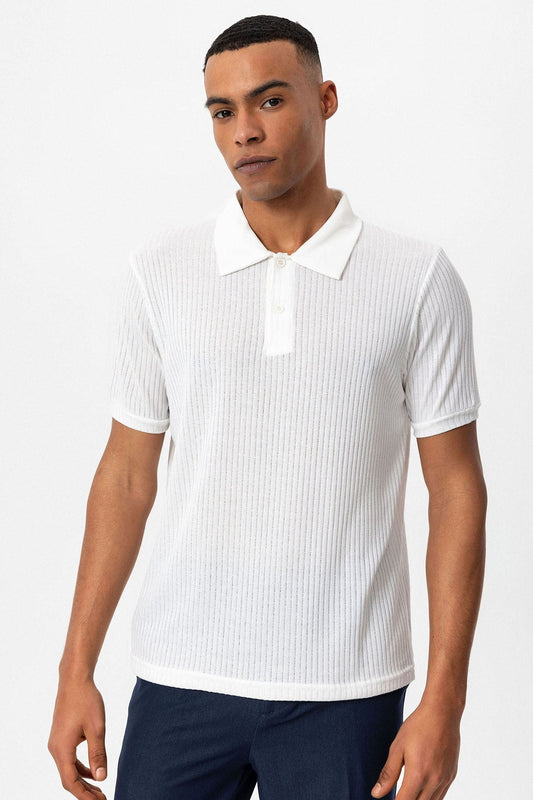 Antioch Slim-Fit Polo-Neck Men's T-Shirt