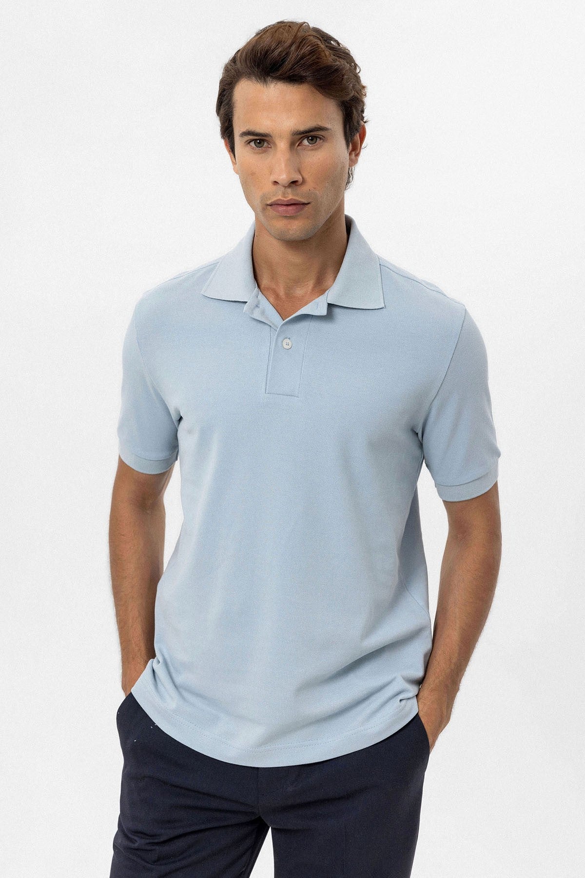 Antioch Polo-Neck Men's T-Shirt