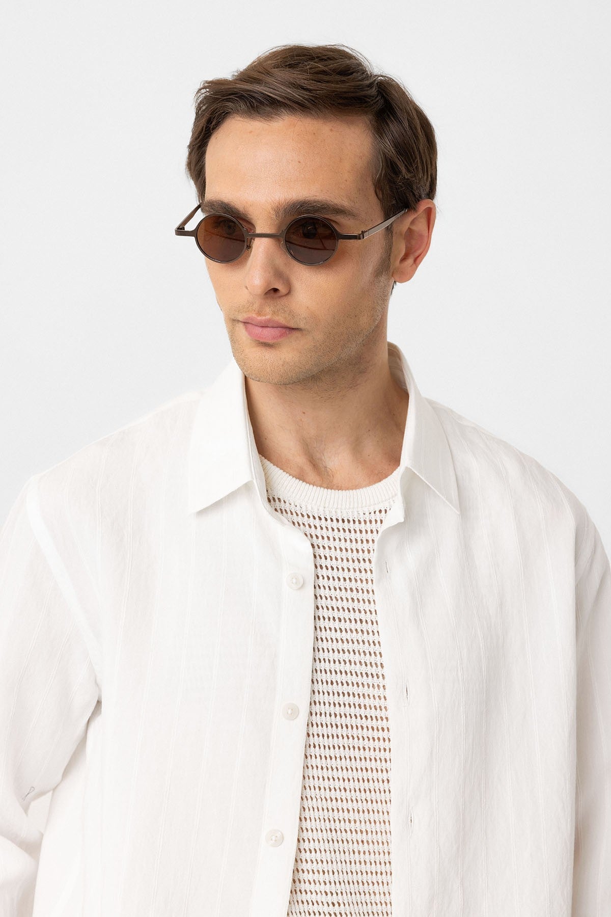 Relax Fit Striped Men's Shirt