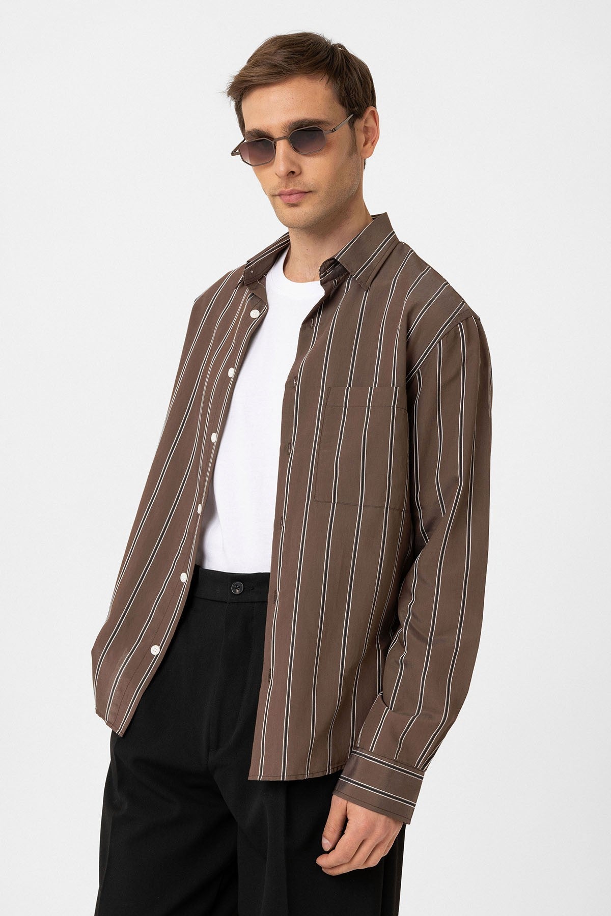 Antioch Contrast-Striped Men's Shirt