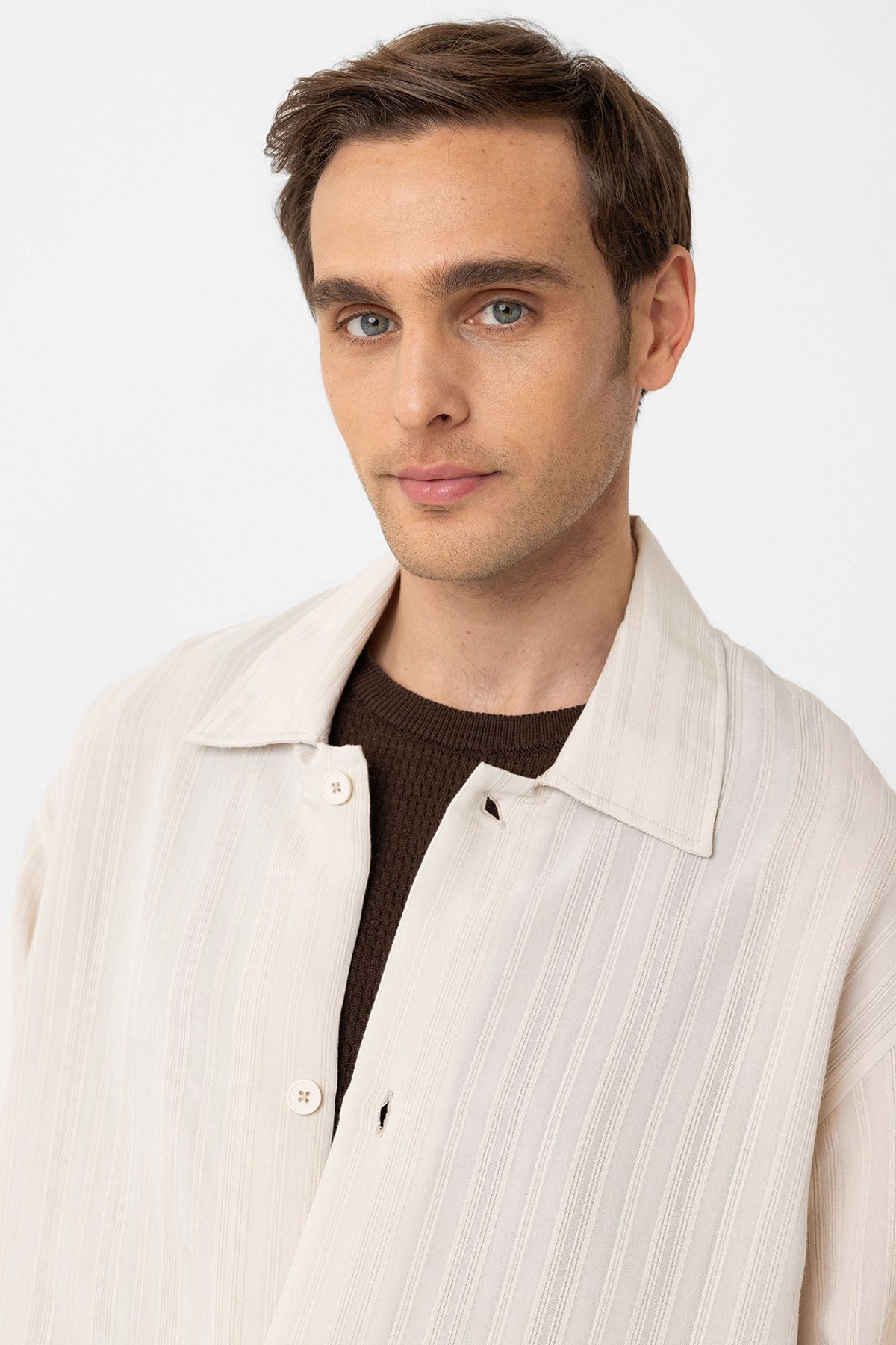 Antioch Oversized Textured Men's Shirt