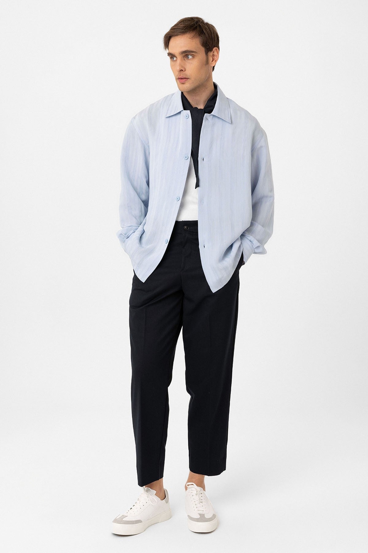 Antioch Oversized Textured Men's Shirt