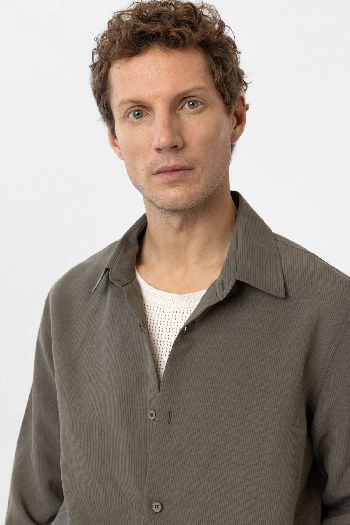 Relax Fit Modal Fabric Men's Shirt