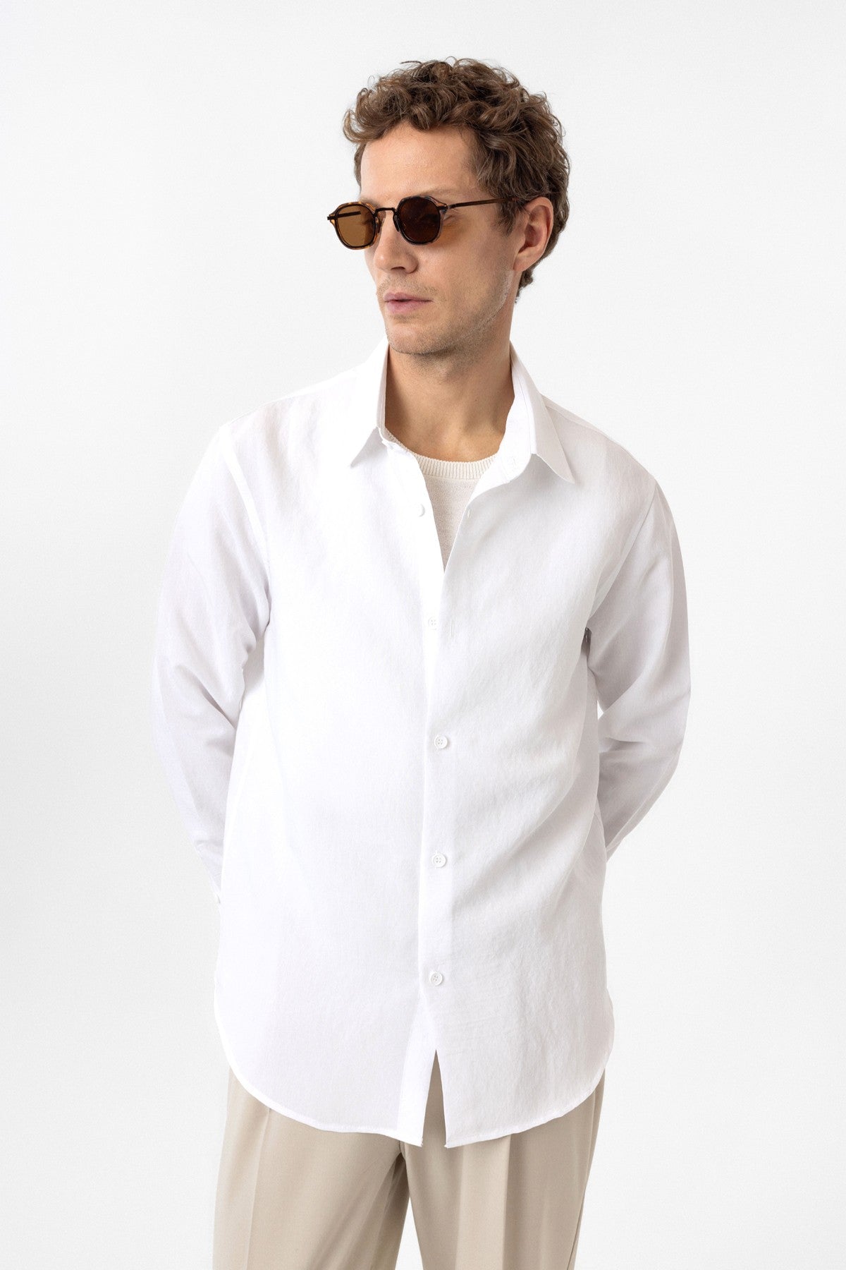 Relax Fit Modal Fabric Men's Shirt