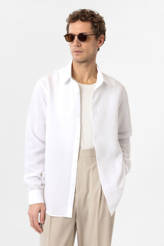 Relax Fit Modal Fabric Men's Shirt