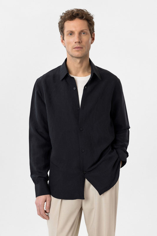 Relax Fit Modal Fabric Men's Shirt