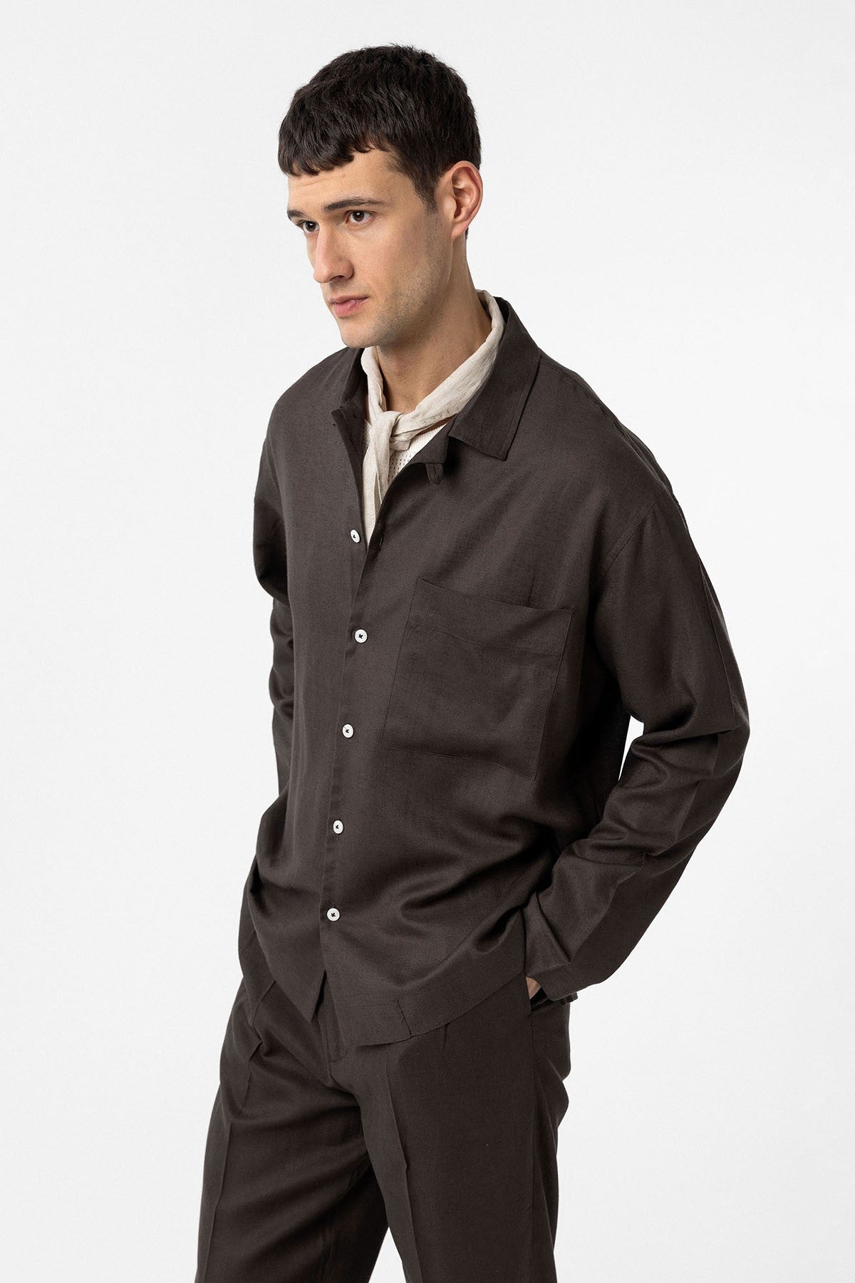 Antioch Linen-Blend Relaxed-Fit Men's Shirt