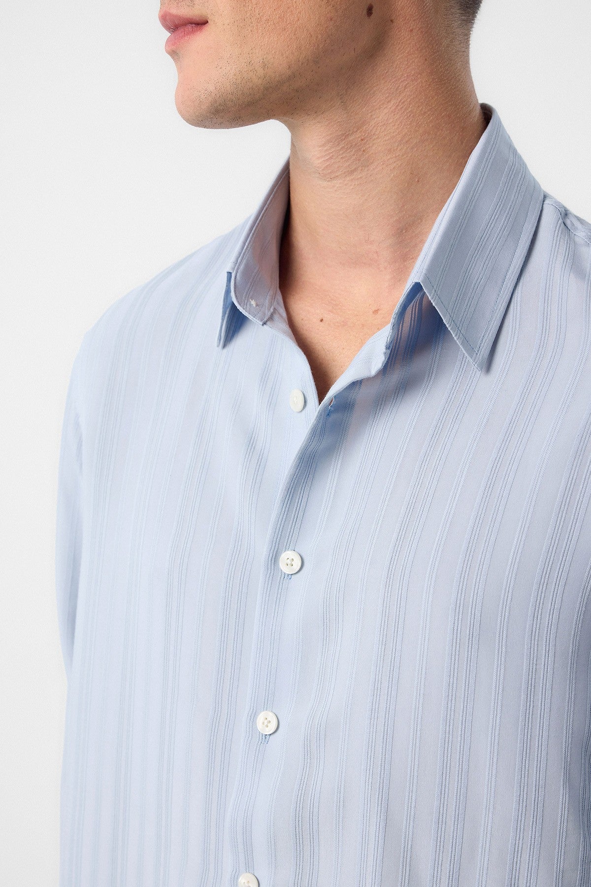 Antioch Striped and Textured Men's Shirt