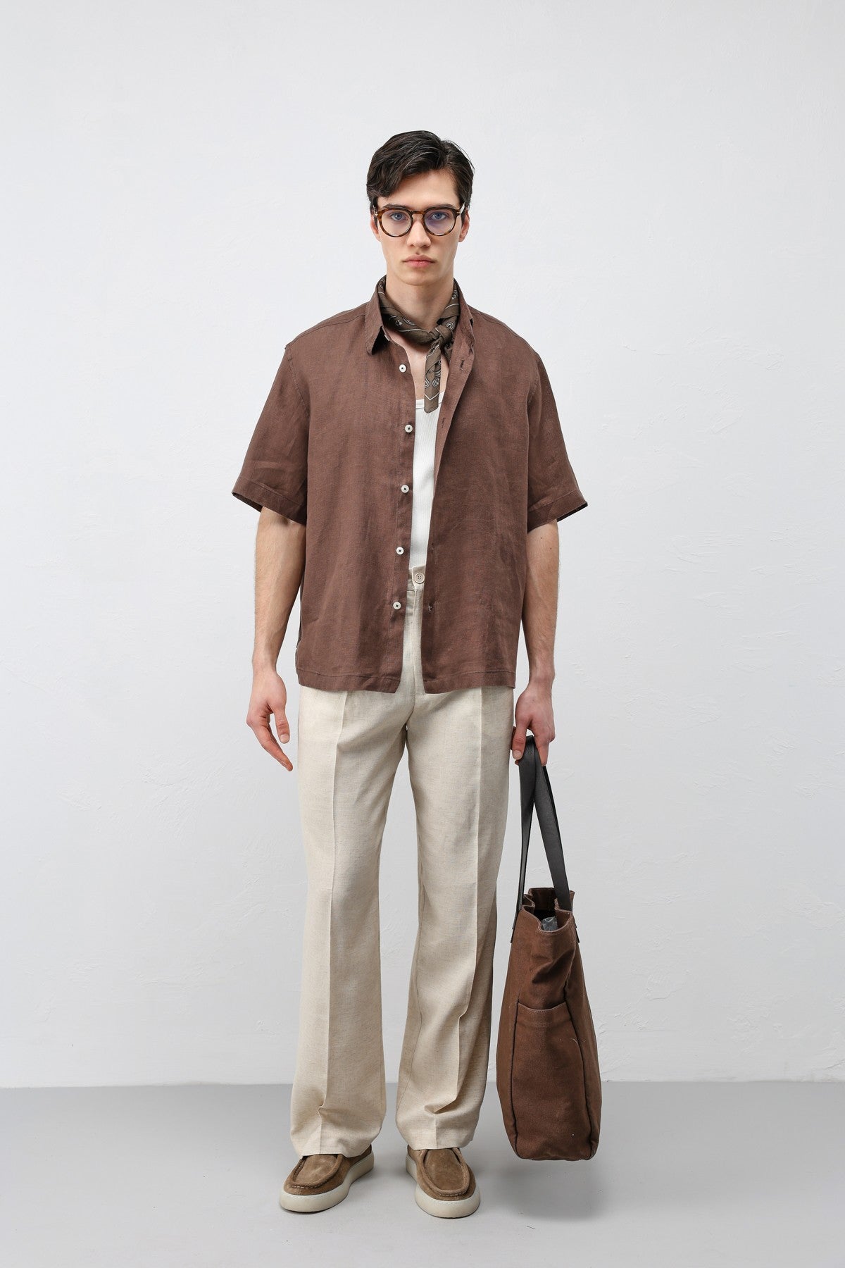 Antioch 100% Linen Relaxed-Fit Men's Shirt