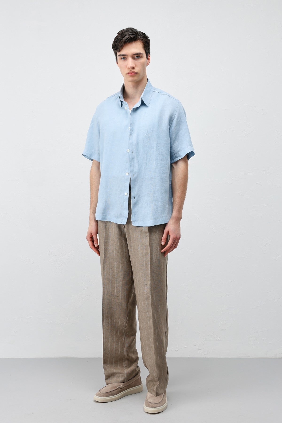 Antioch 100% Linen Relaxed-Fit Men's Shirt