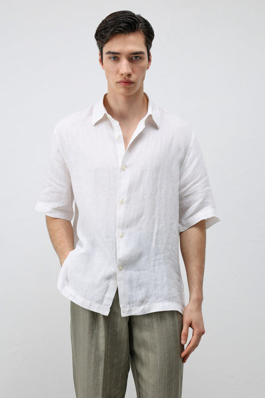 Antioch 100% Linen Relaxed-Fit Men's Shirt