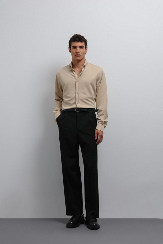 Antioch Button-Down Collar Relaxed-Fit Men's Shirt