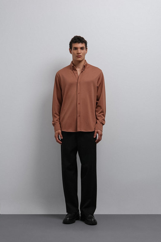 Antioch Button-Down Collar Relaxed-Fit Men's Shirt