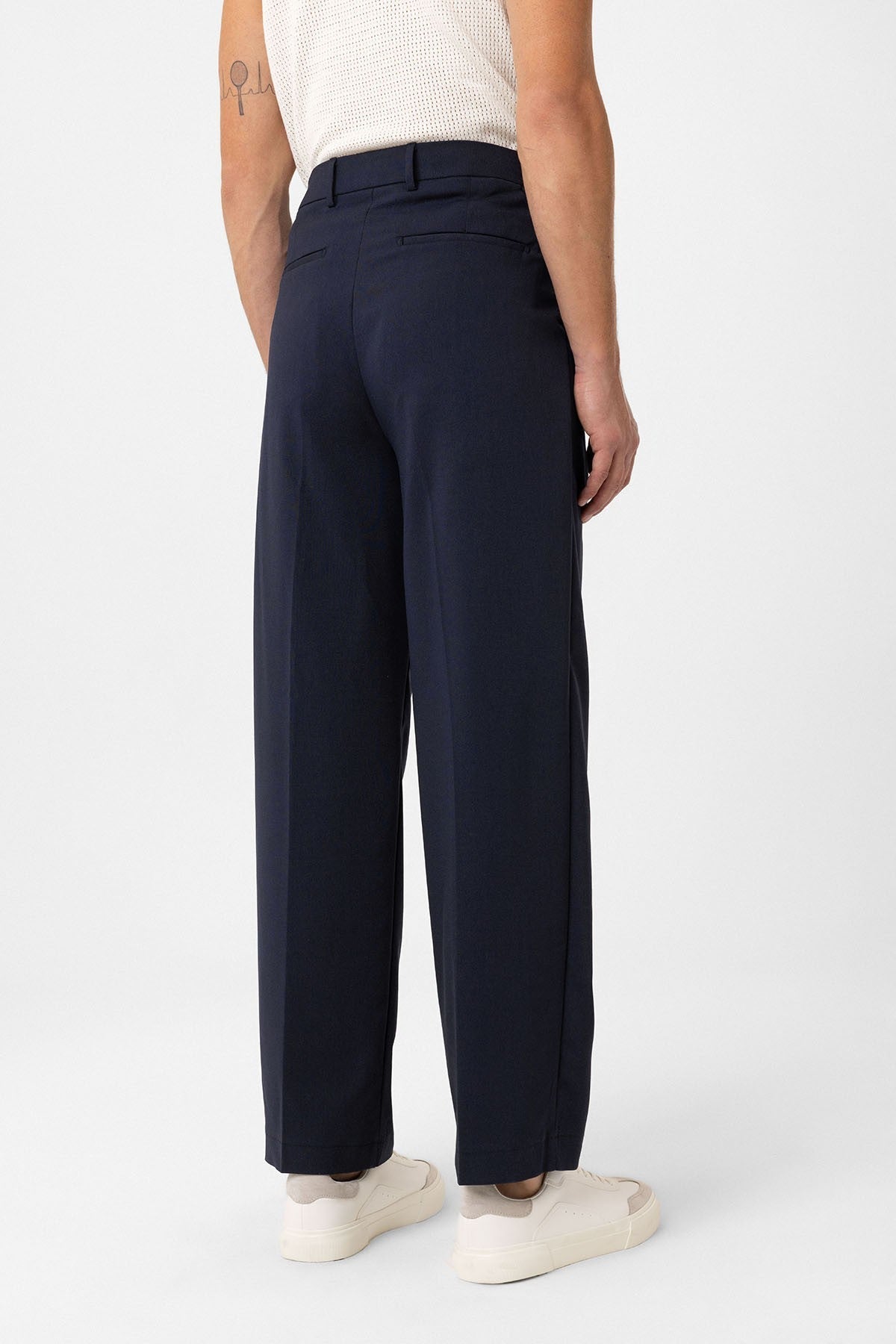 Men's Double-Pleated Baggy-Fit Pants
