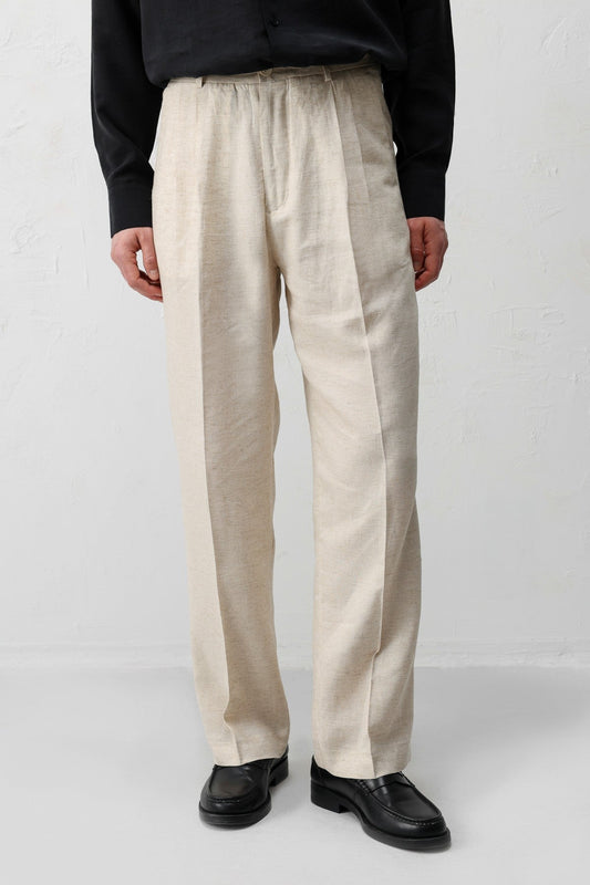 Antioch Linen-Blend Men's Baggy Pants