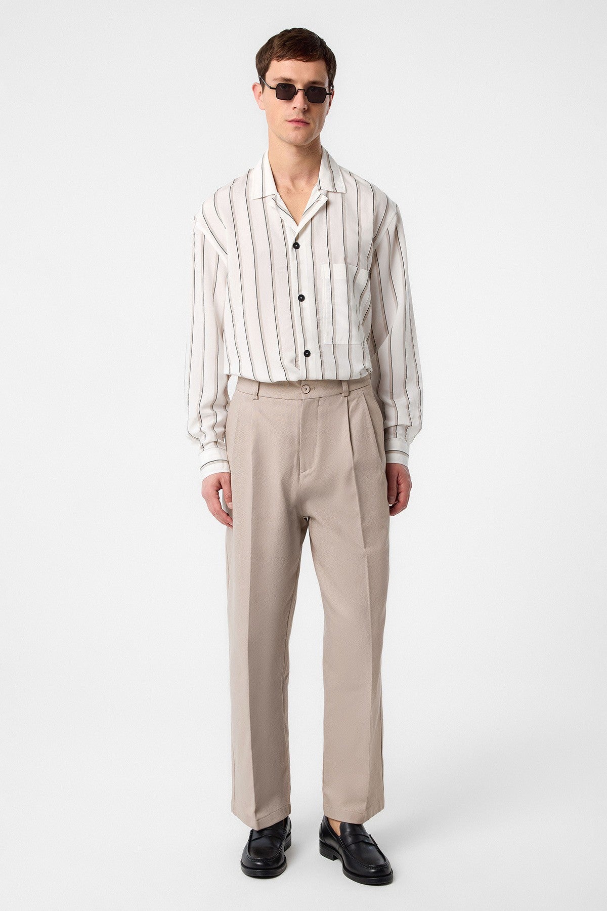 Antioch High-Waisted Cotton Men's Pants