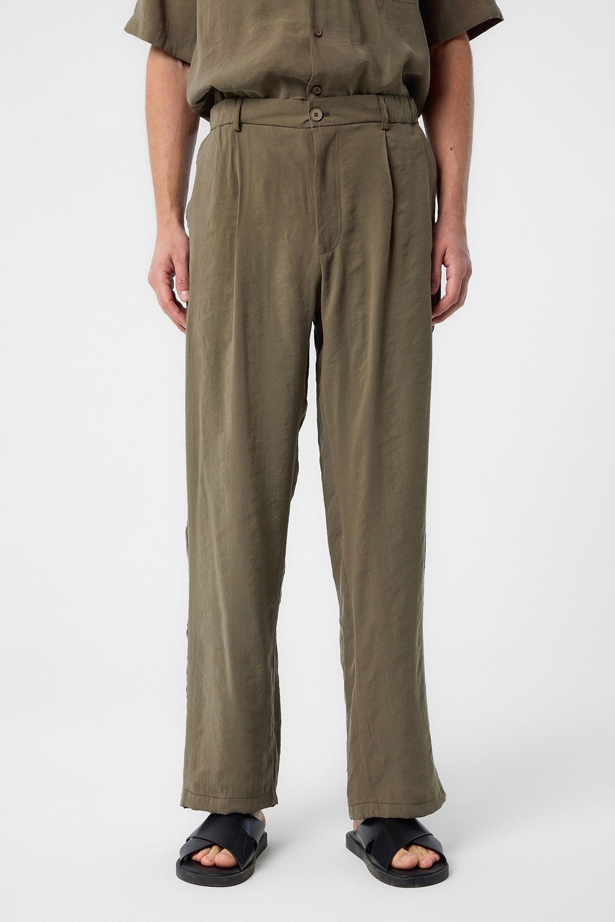 Antioch Relaxed Modal Fabric High-Waisted Men's Pants