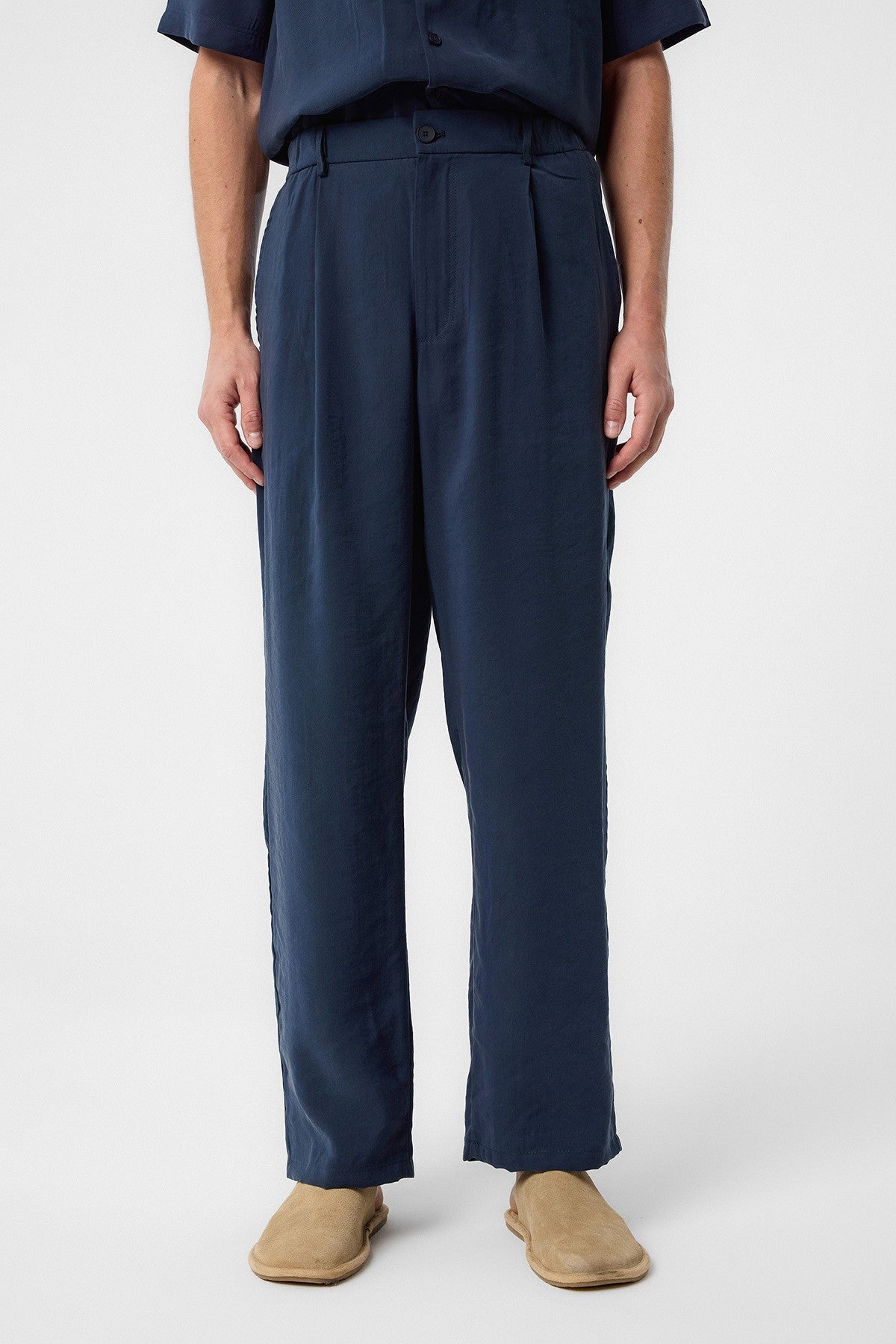 Antioch Relaxed Modal Fabric High-Waisted Men's Pants