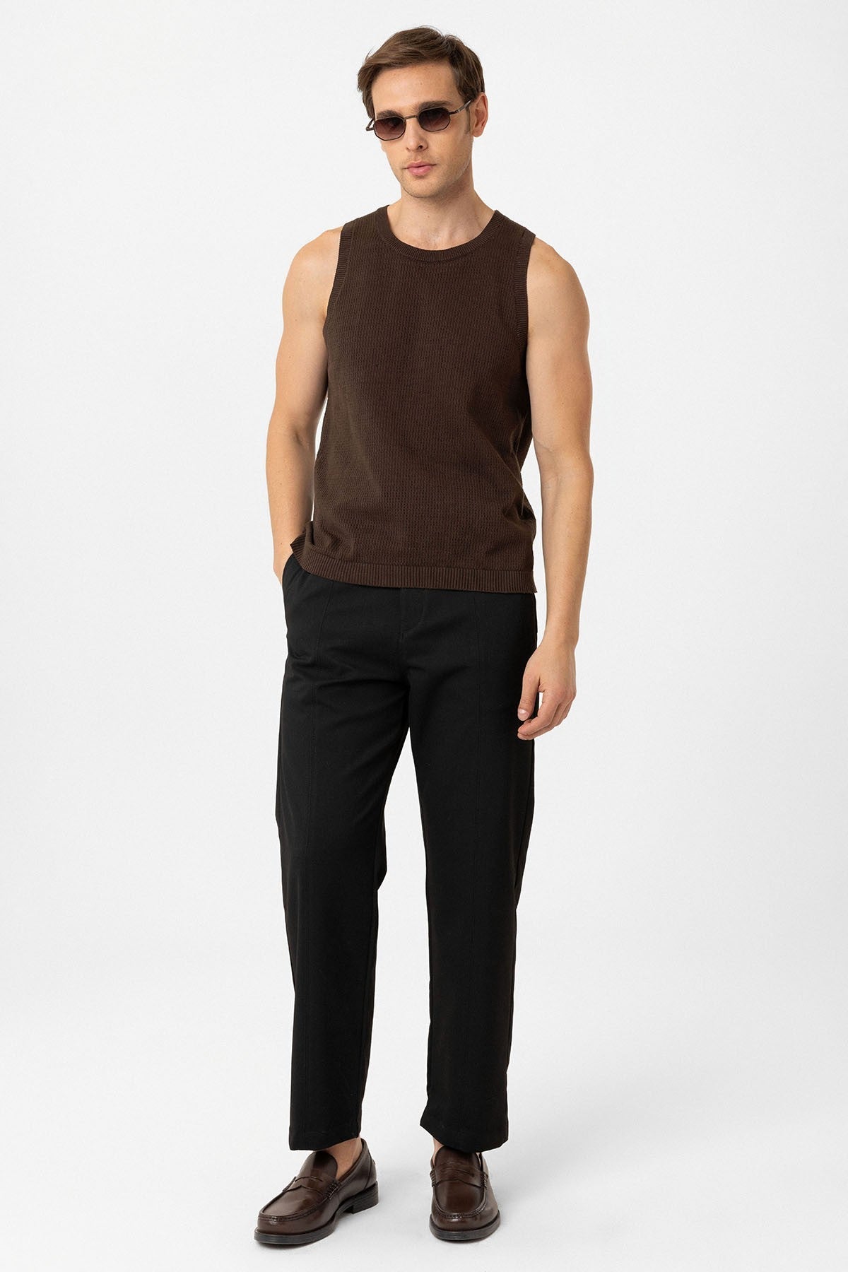 Antioch Knitted Men's Tank Top