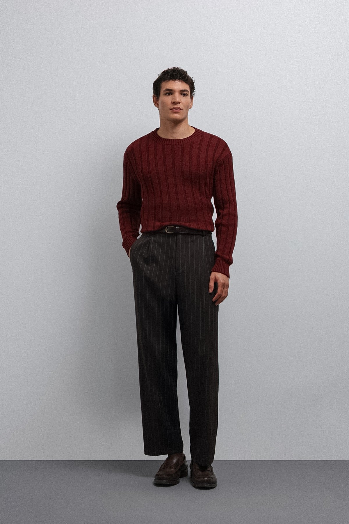 Antioch 100% Cotton Ribbed Men's Sweater