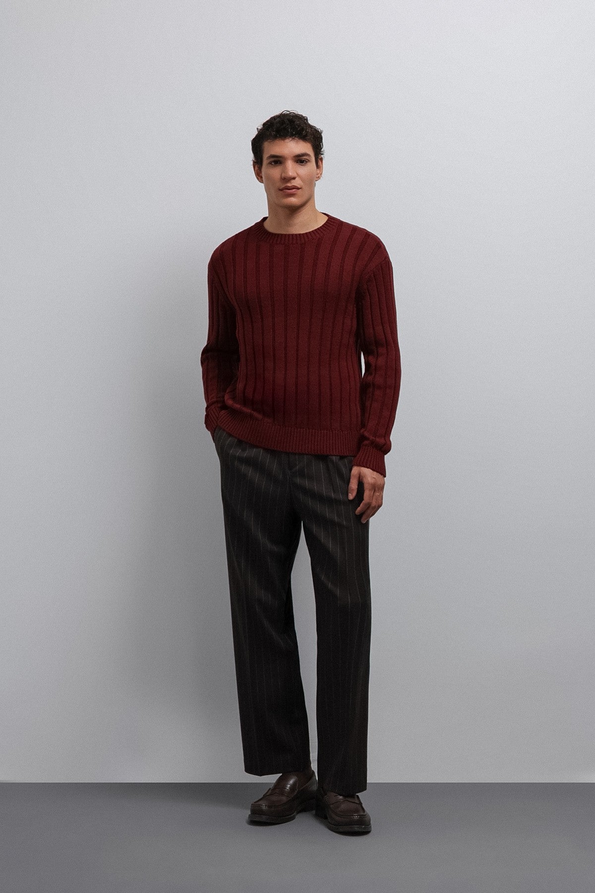 Antioch 100% Cotton Ribbed Men's Sweater