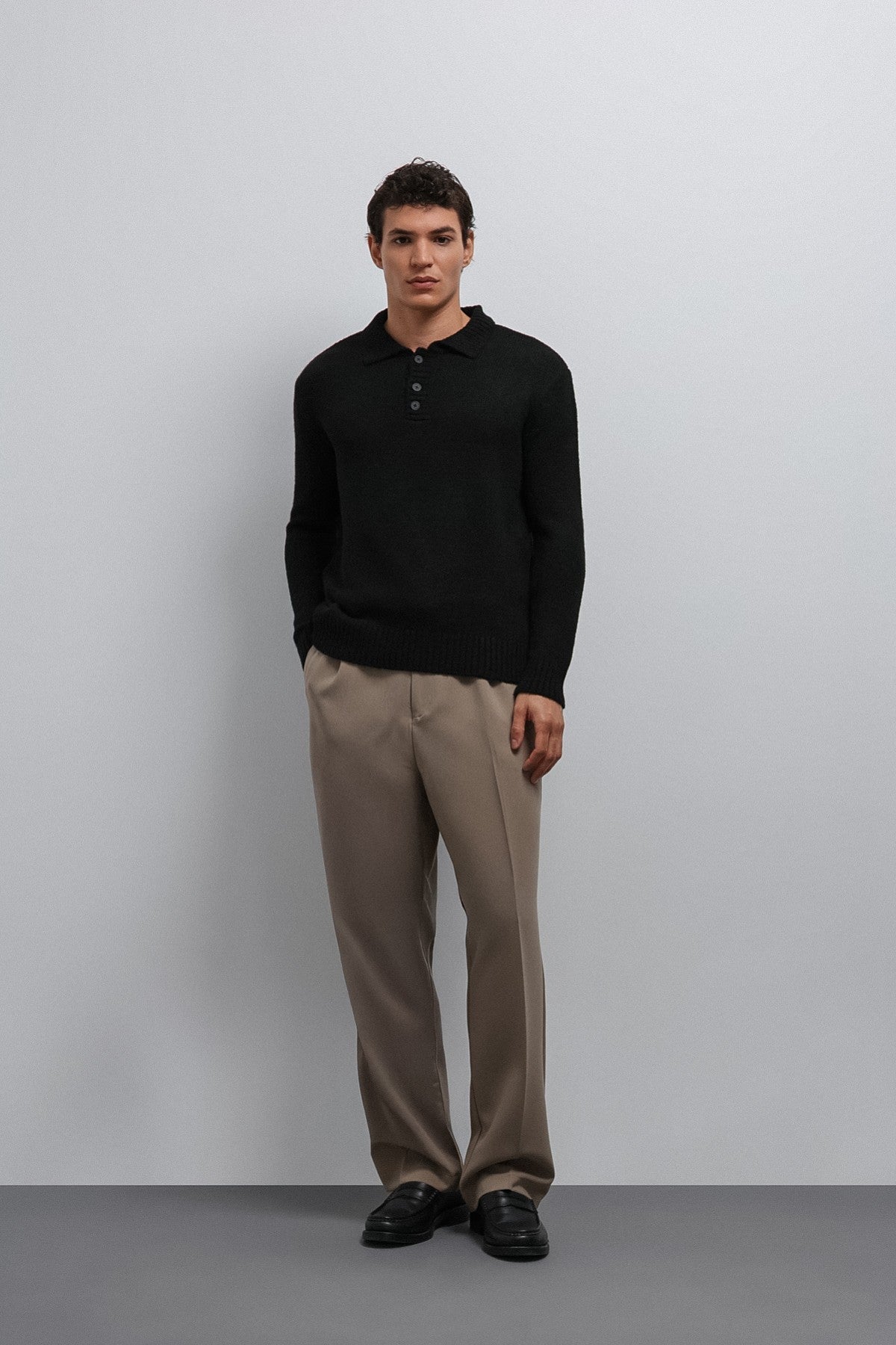 Antioch Button-Down Collar Men's Sweater
