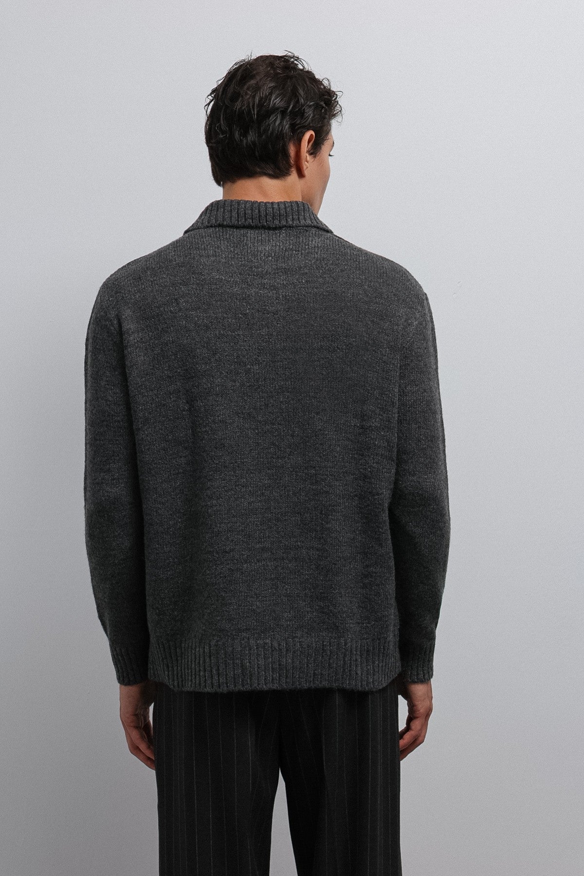 Antioch Button-Down Collar Men's Sweater