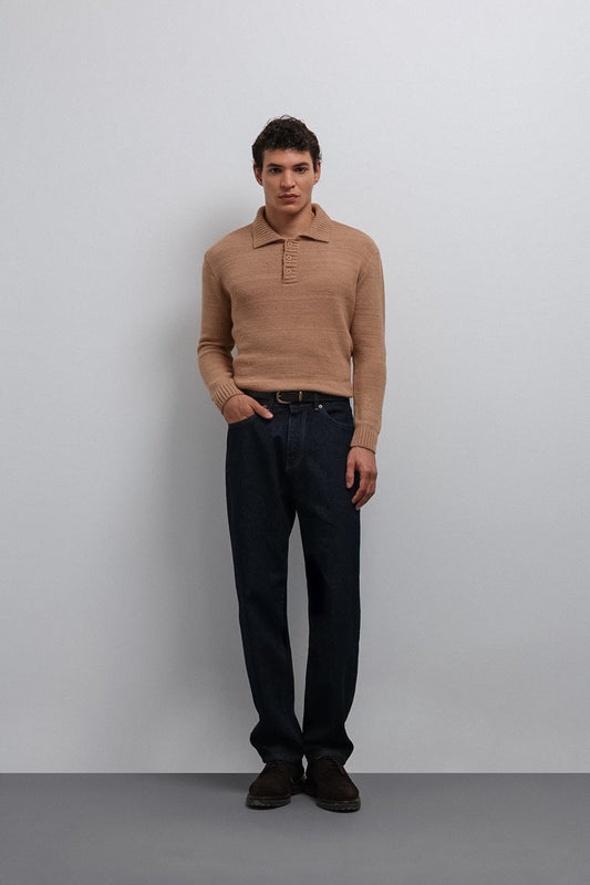 Antioch Button-Down Collar Men's Sweater