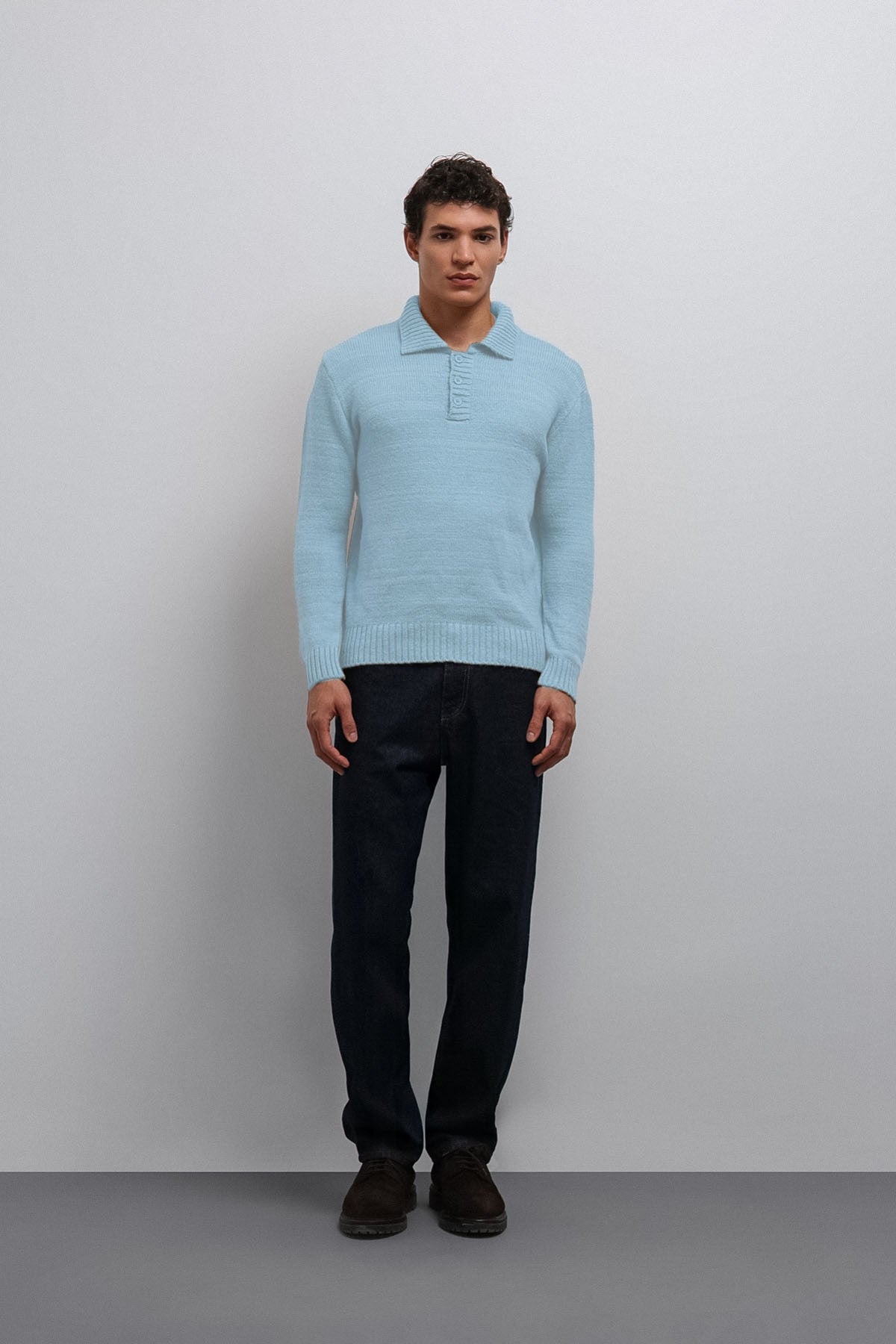 Antioch Button-Down Collar Men's Sweater