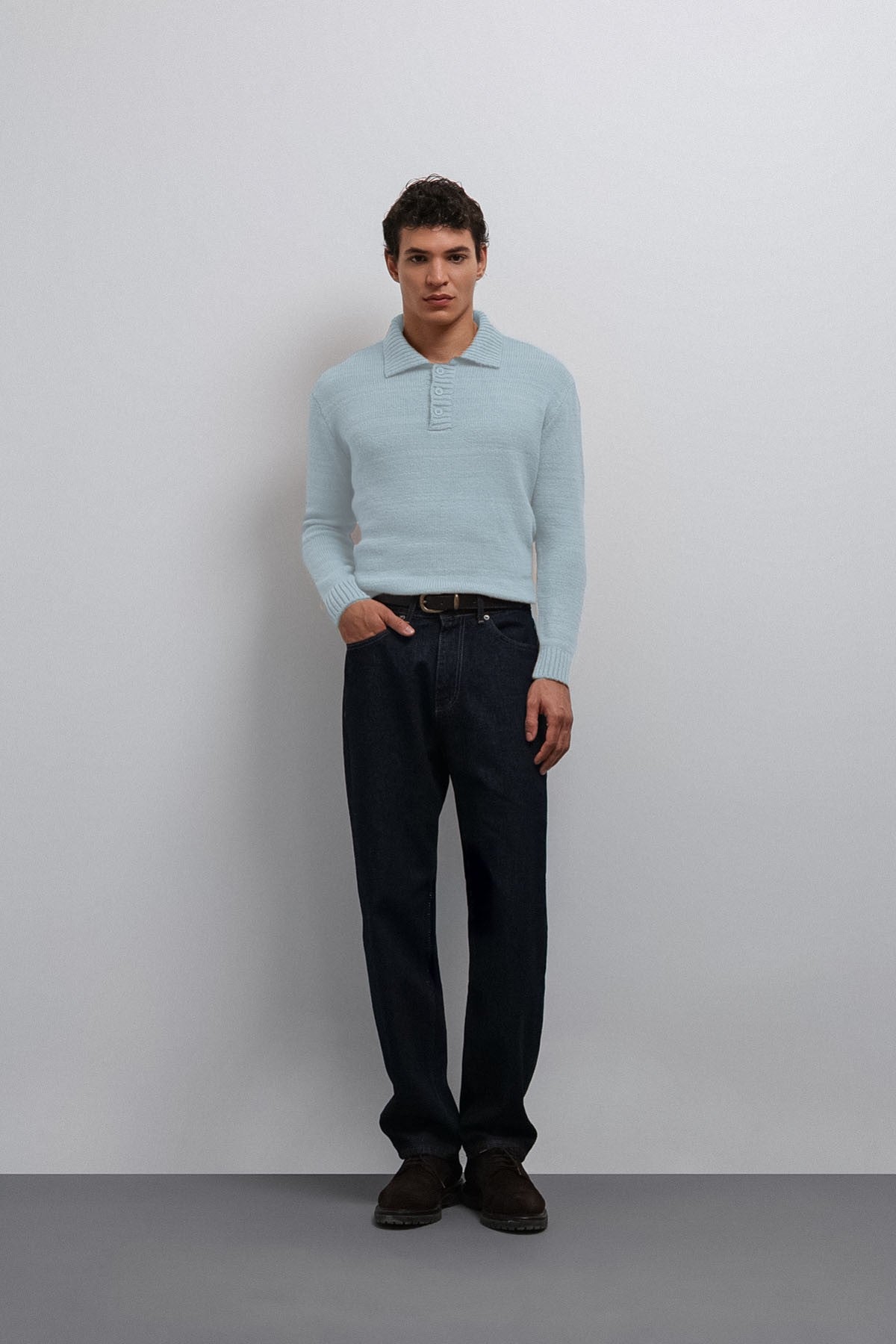 Antioch Button-Down Collar Men's Sweater