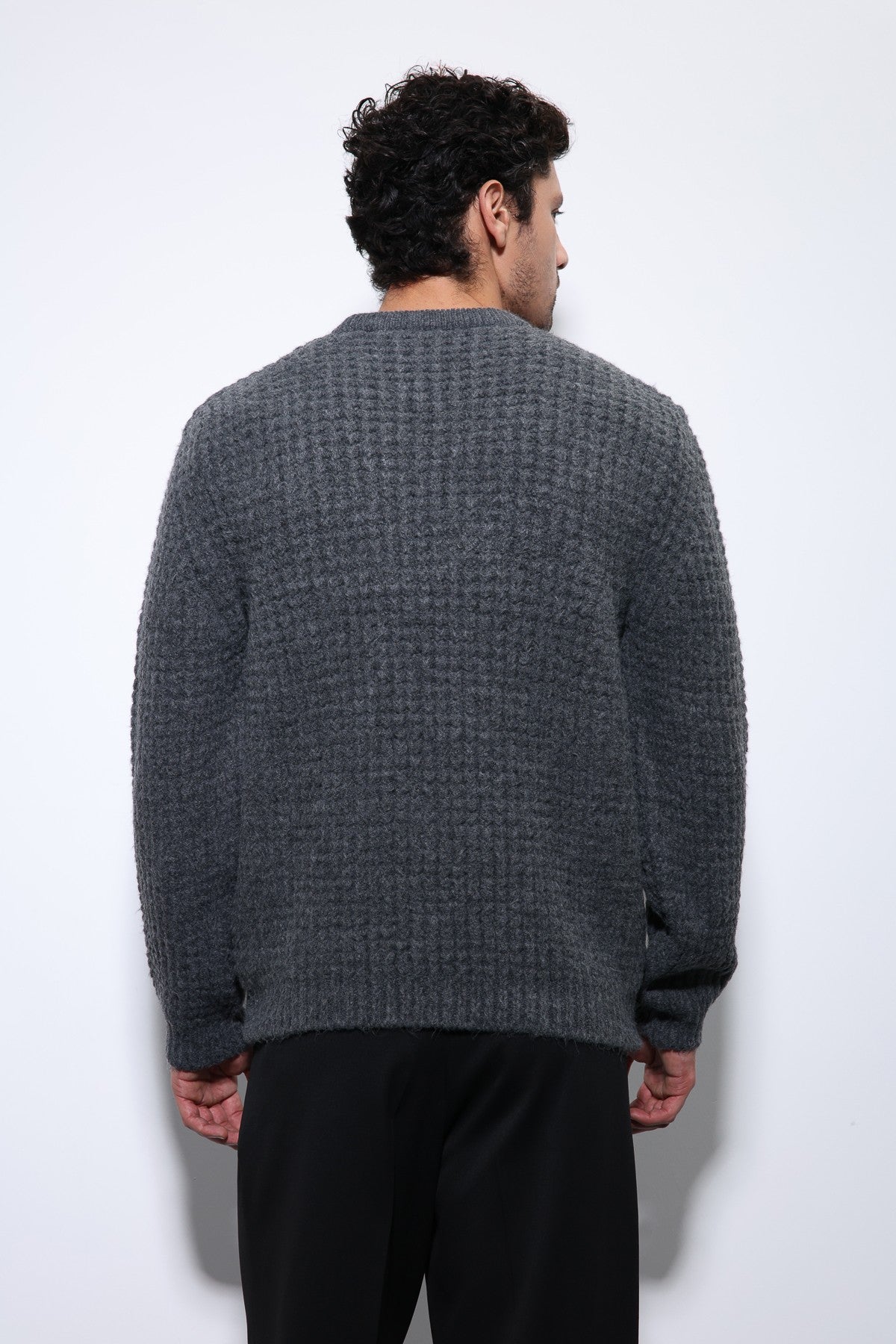 Antioch Knitted-Textured Men's Sweater