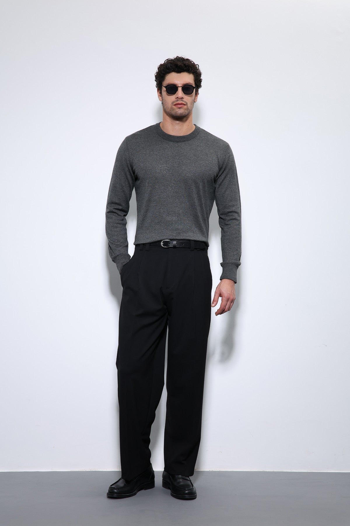 Antioch Soft-Textured Basic Men's Sweater