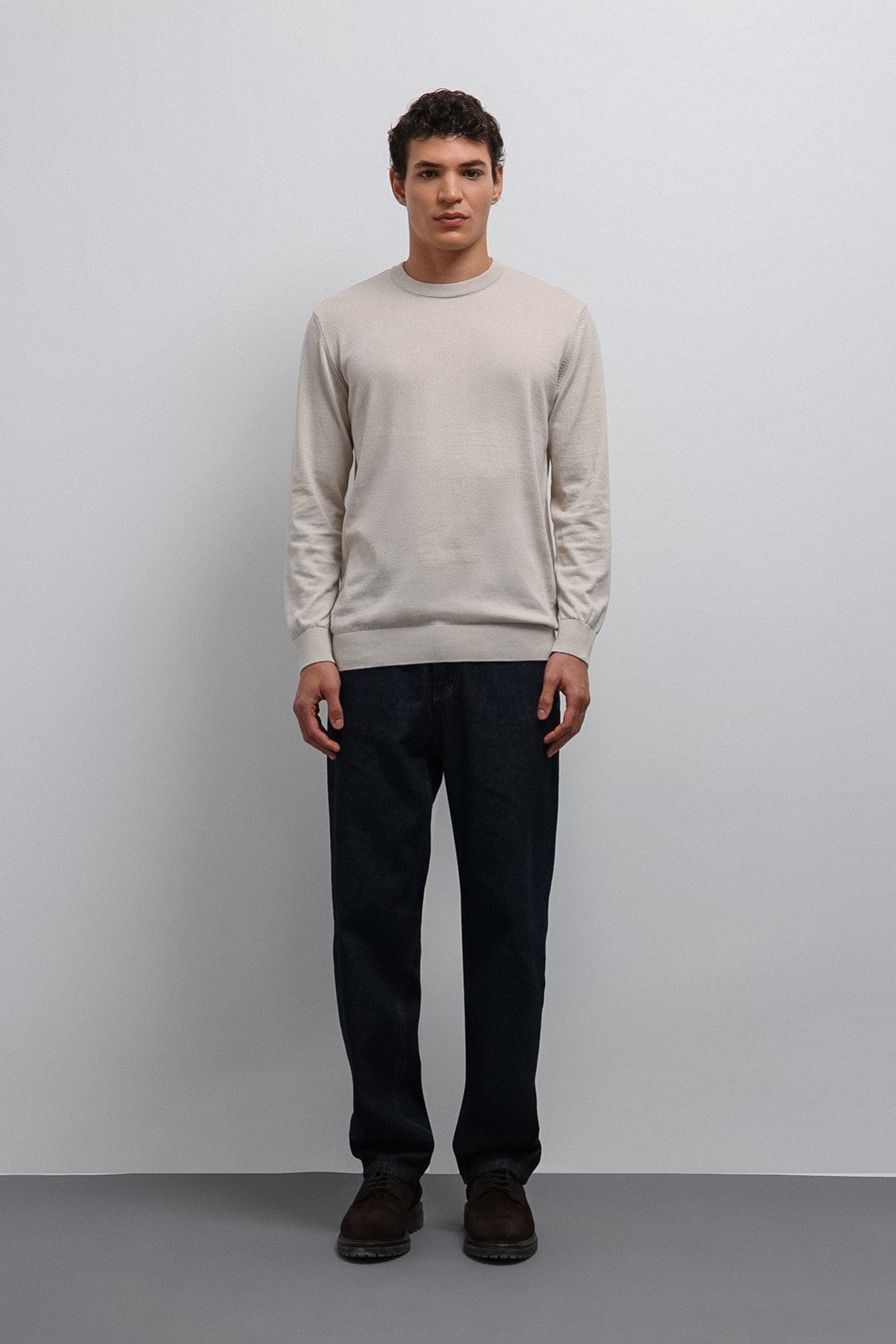 Antioch Soft-Textured Basic Men's Sweater