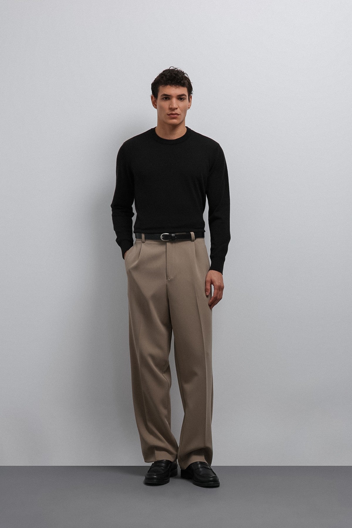 Antioch Soft-Textured Basic Men's Sweater