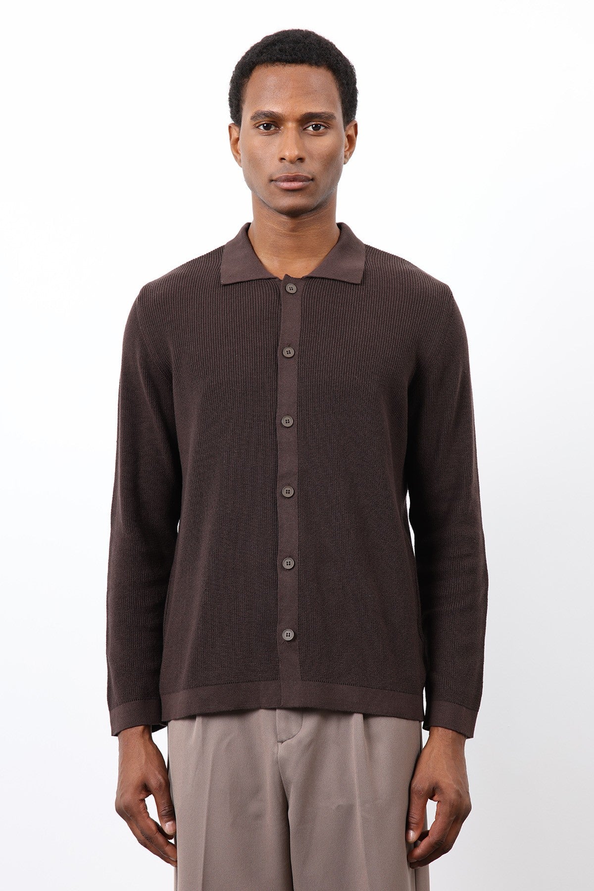 Antioch Fine-Knit Men's Cardigan