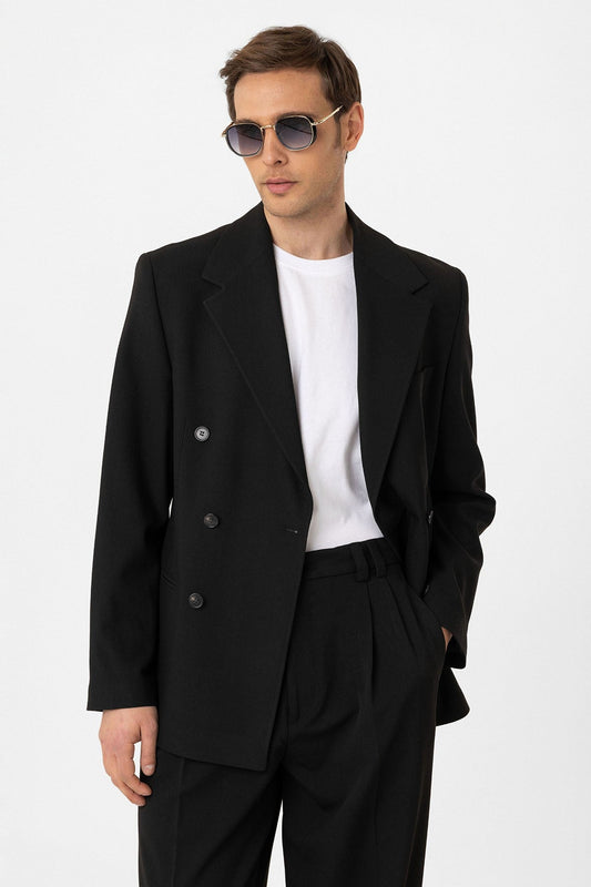 Antioch Relax Fit Double-Breasted Men's Blazer