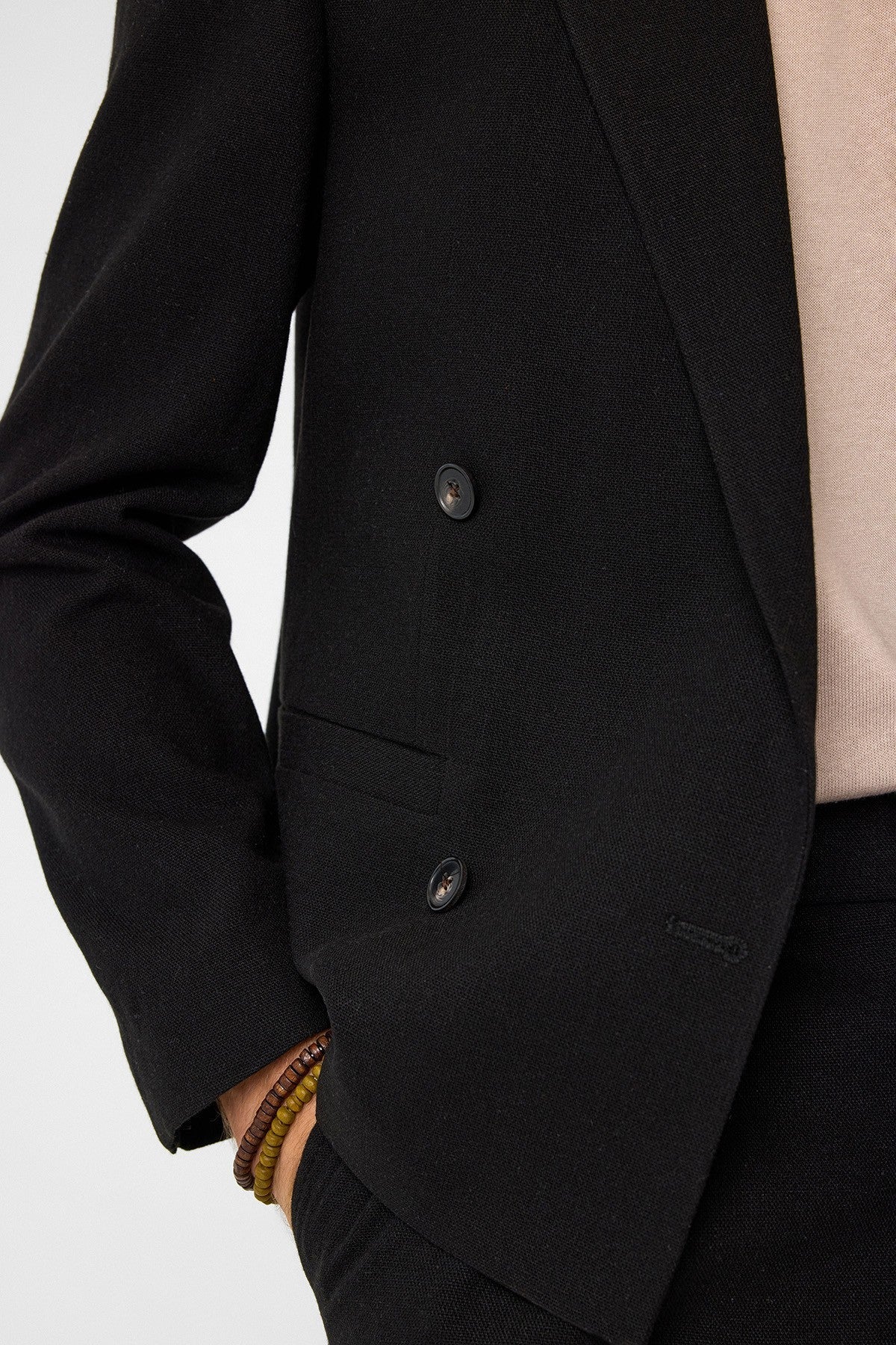 Antioch Relax Fit Double-Breasted Crop Men's Blazer Jacket