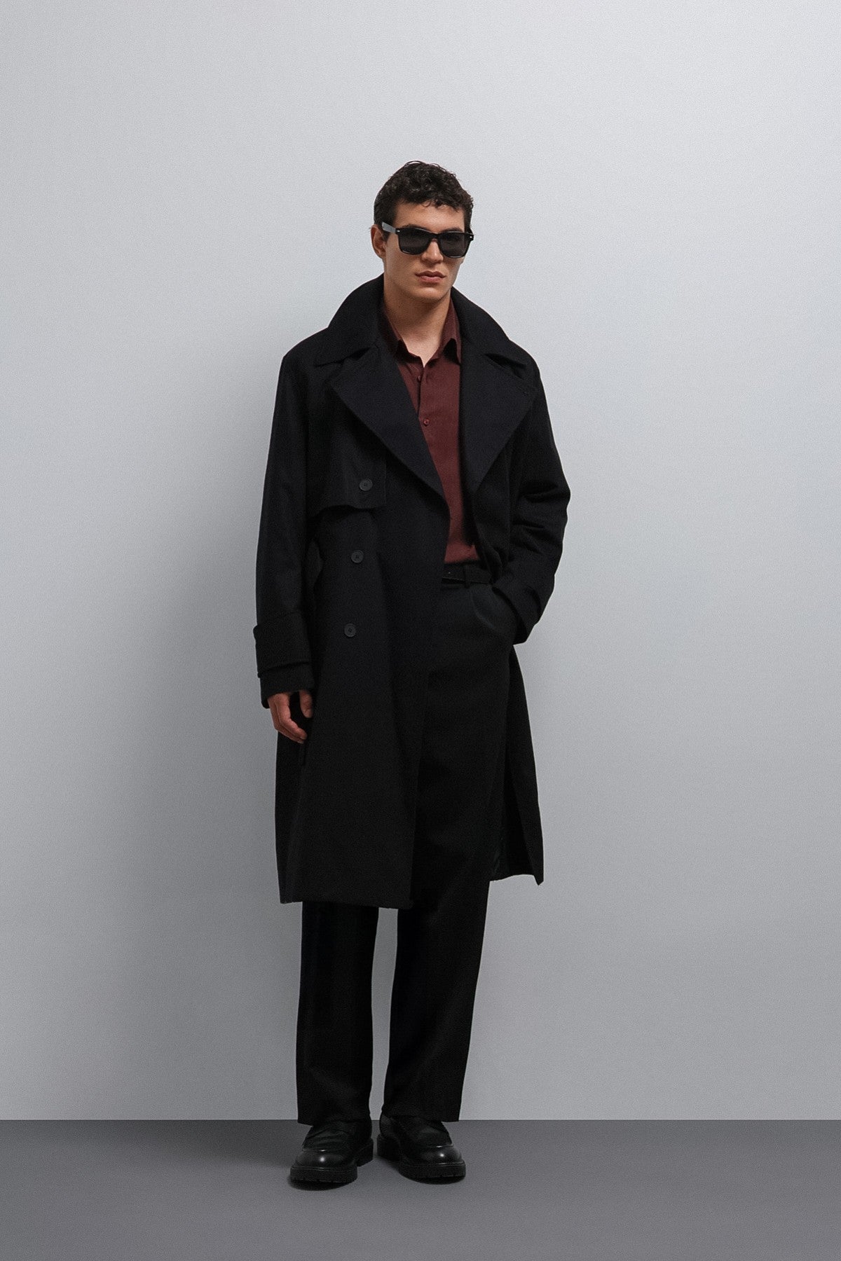 Antioch Relax Fit Men's Trench Coat