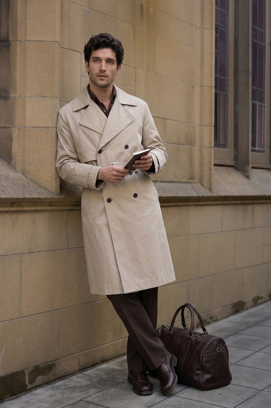 Antioch Relax Fit Men's Trench Coat