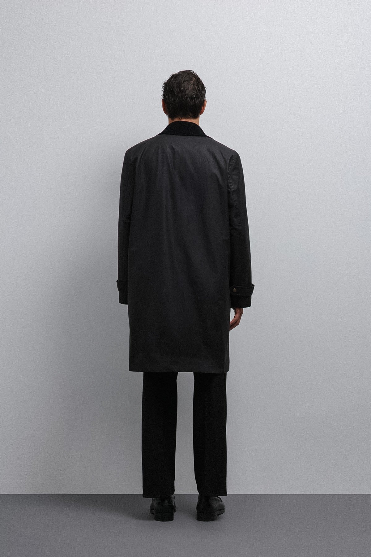 Antioch Contrast Collar Technical Men's Trench Coat