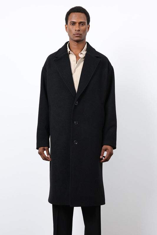 Antioch Wool-Blend Oversized Men's Coat