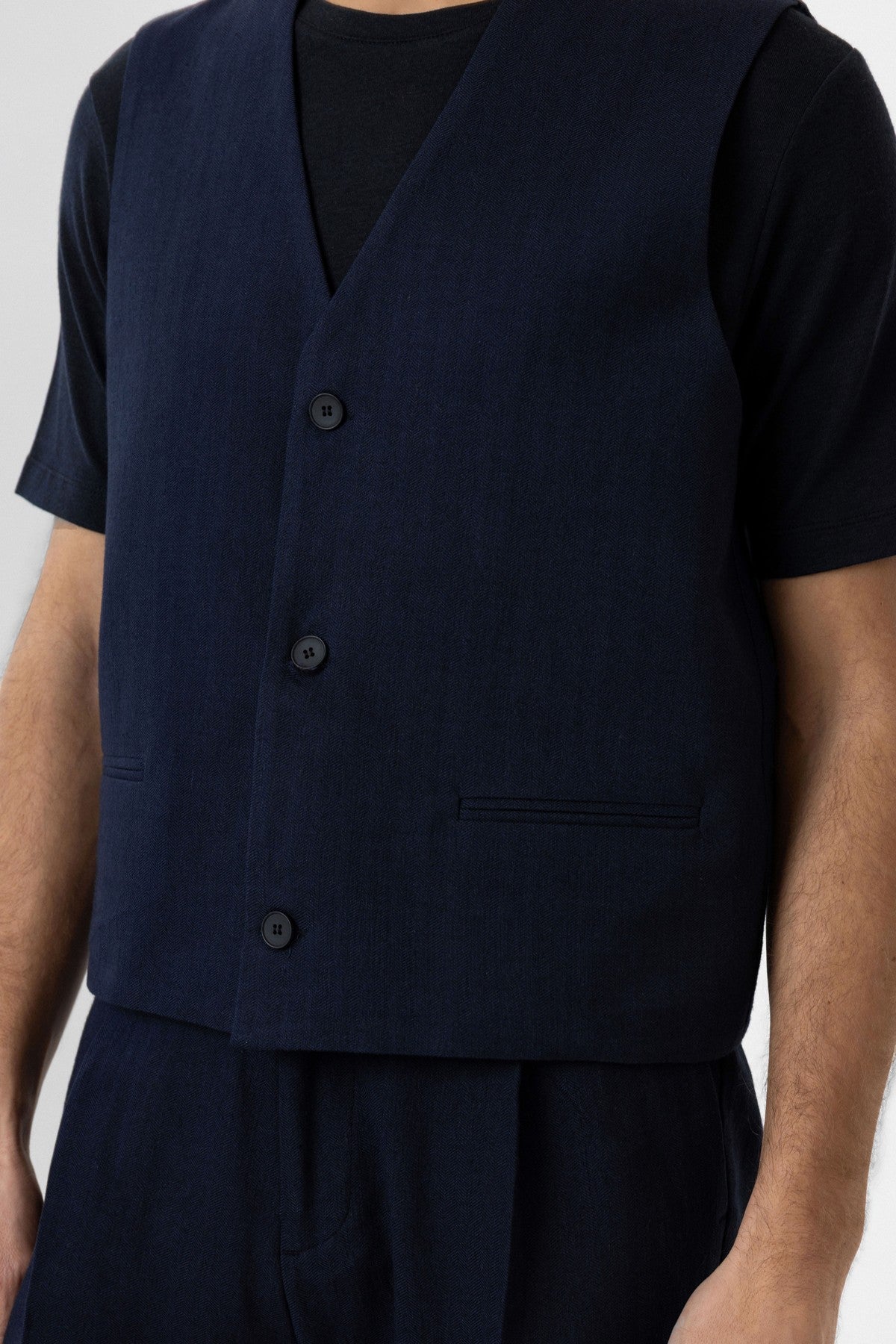 Antioch Relax Fit Men's Linen-Blend Vest