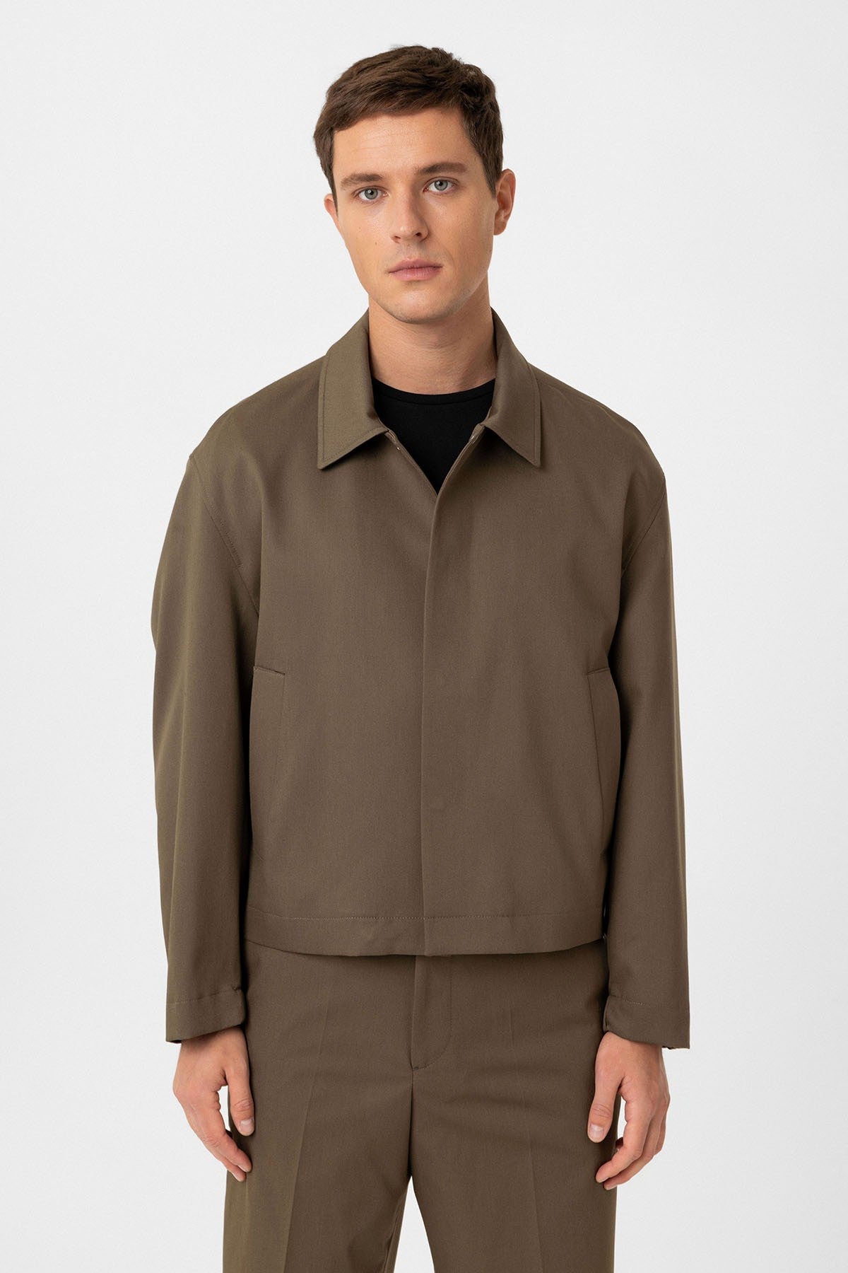 Antioch Hidden Button Seasonal Relaxed-Fit Men's Jacket