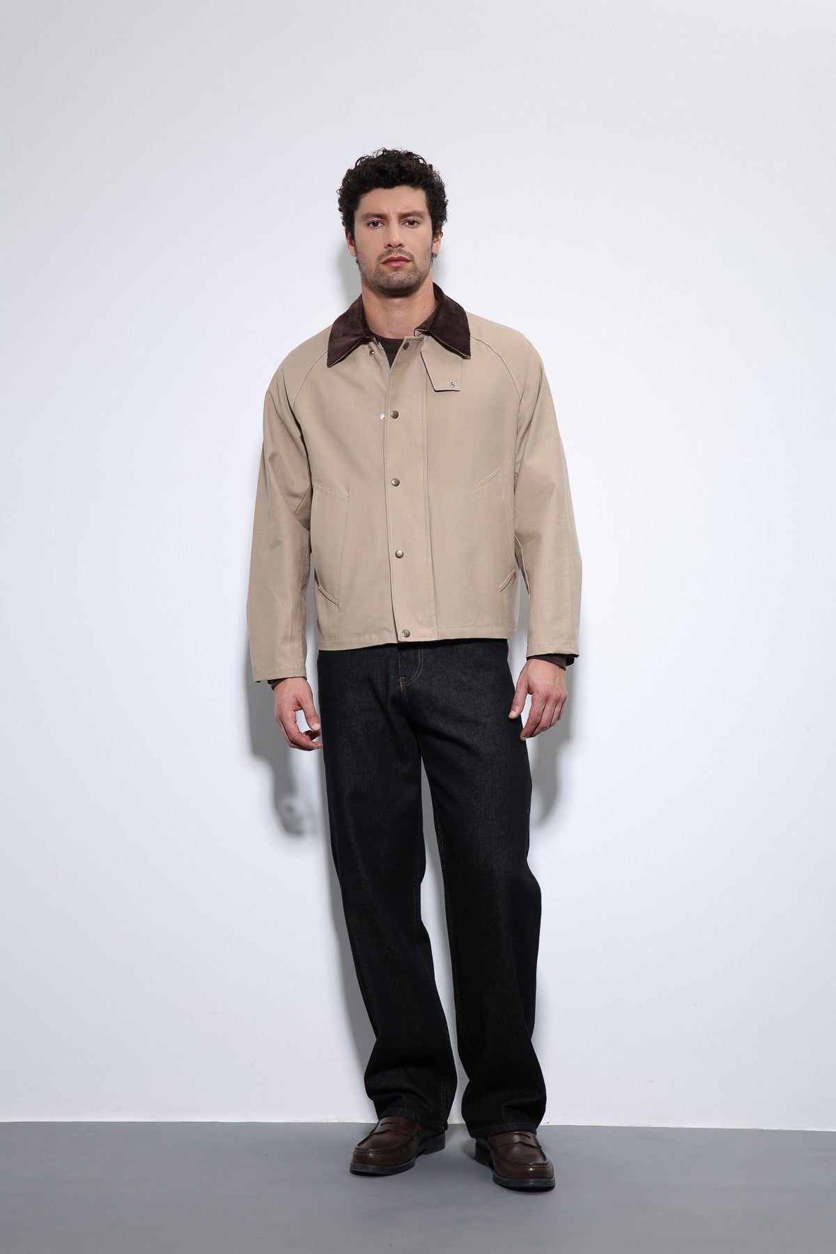 Antioch Contrast Collar Men's Jacket