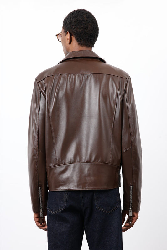 Antioch 100% Leather Biker Jacket
