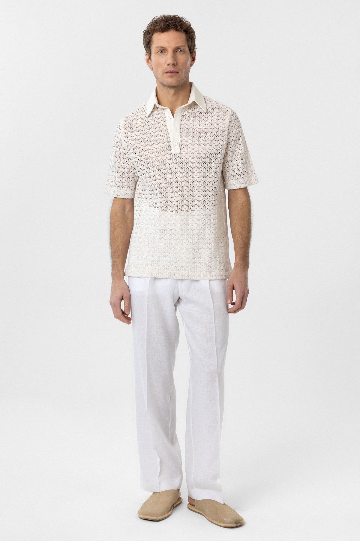 Antioch Polo-Neck Knit Men's T-Shirt