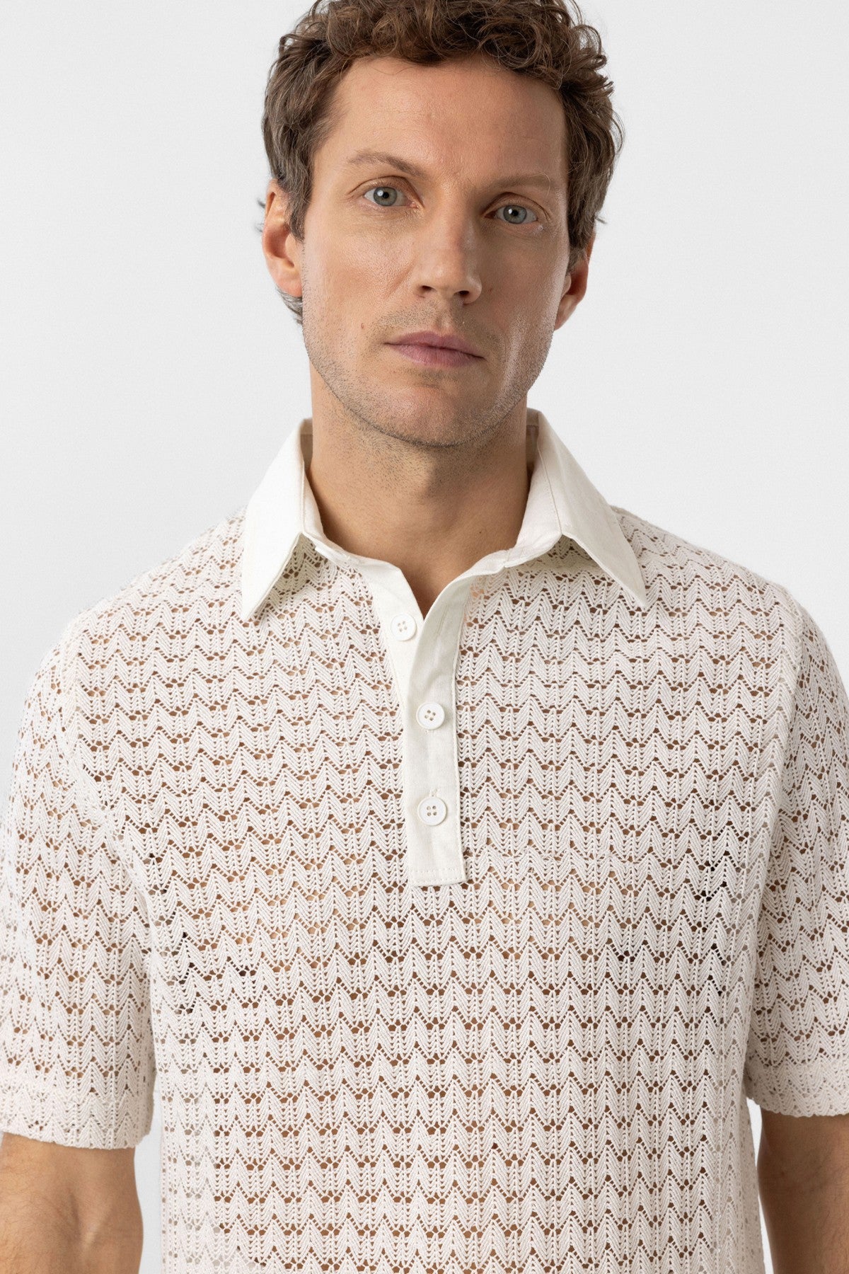 Antioch Polo-Neck Knit Men's T-Shirt
